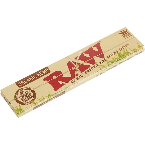 Hojillas Raw Organic King Size Slim - Pack 25x