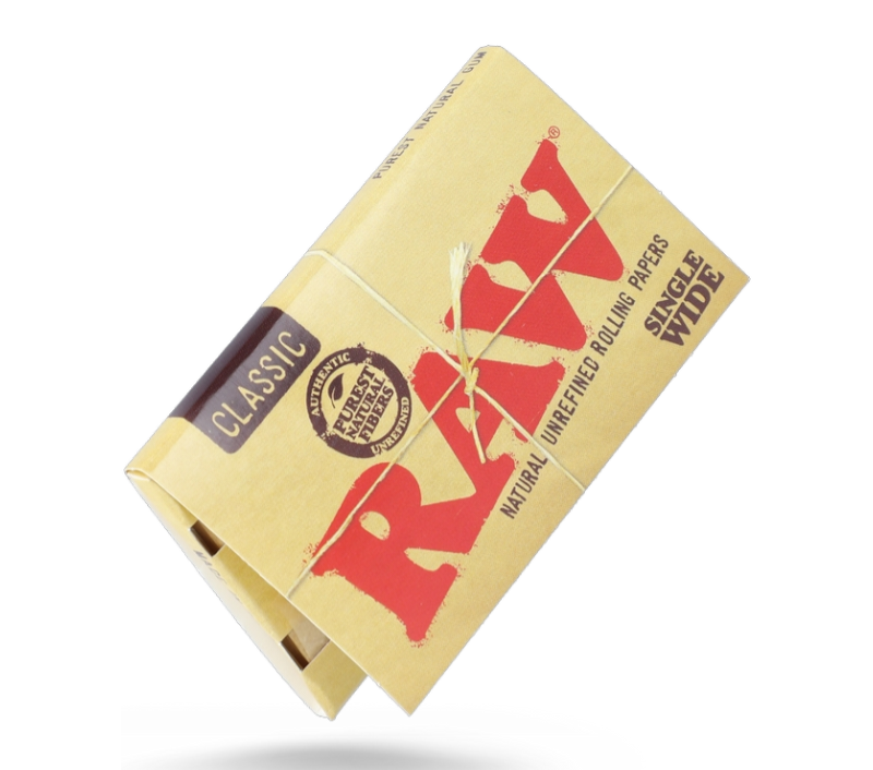 Hojillas Raw Single Wide Doble Ventana - Display 25x