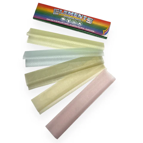 Hojillas Elements Rainbow King Size con Filtros - Display 24x