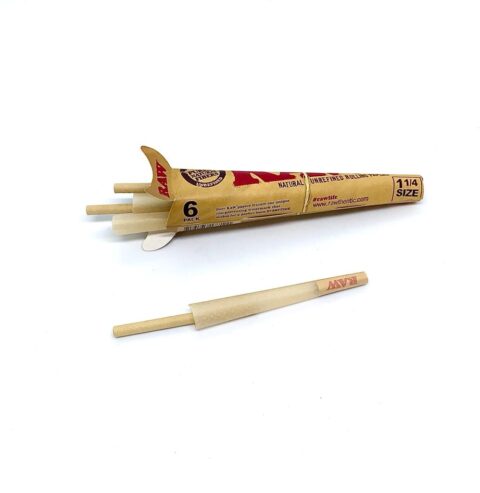 [RAWC1/4PK8] Conos Raw Classic 6 x 1.1/4  - Pack 8x