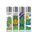 [CLCOL09] Encendedores CLIPPER - Colección Weed UY - Display 24x