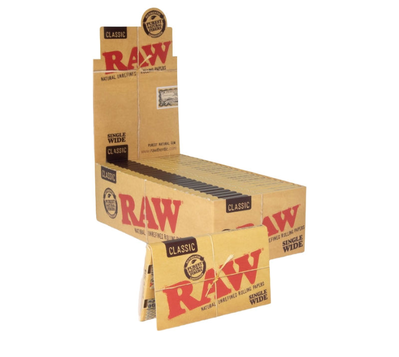 [RAWSWDV] Hojillas Raw Single Wide Doble Ventana - Display 25x