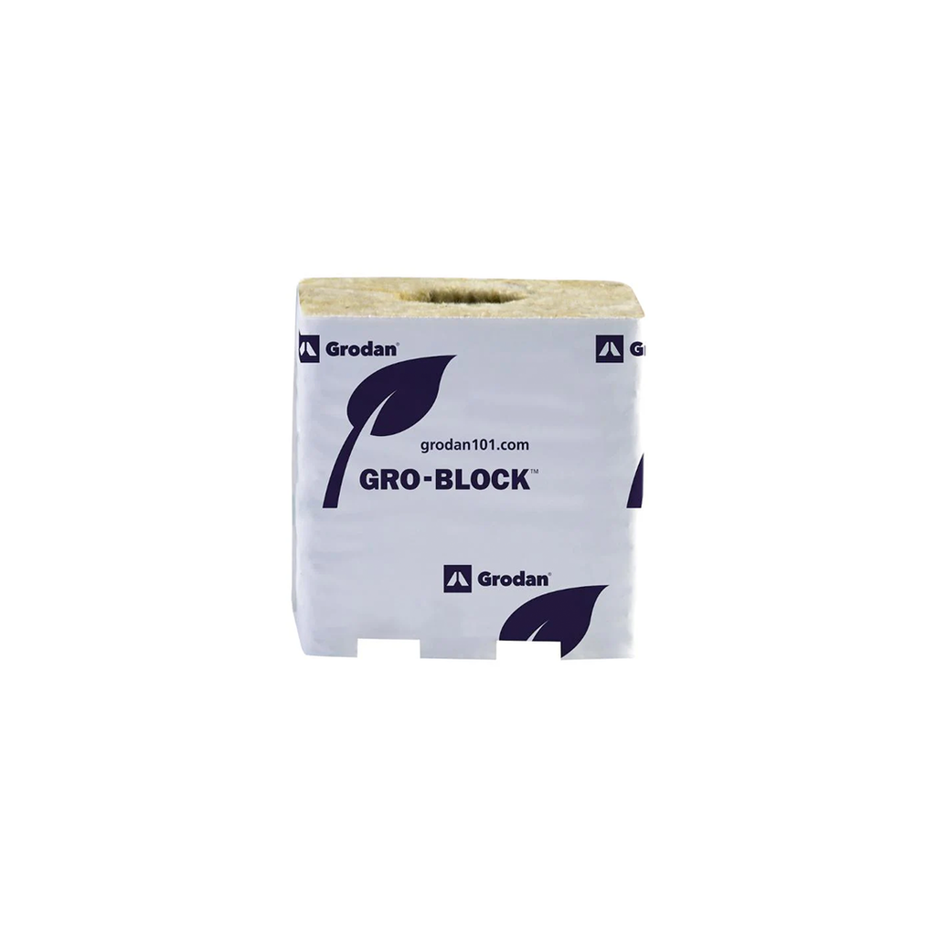 Grodan Improved Gro-Block Taco Lana Roca de 75x75x65 mm - Pack 20 Uds.
