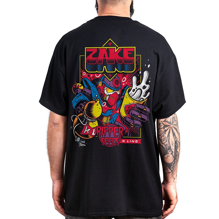 Remera RS Negra ZAKE - L