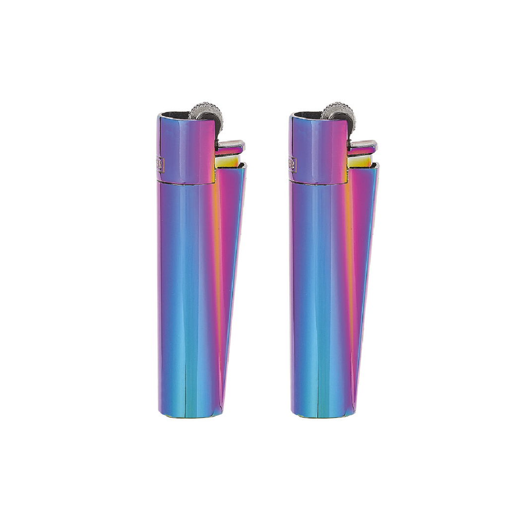 Encendedor CLIPPER Metálico Icy - Display 12x