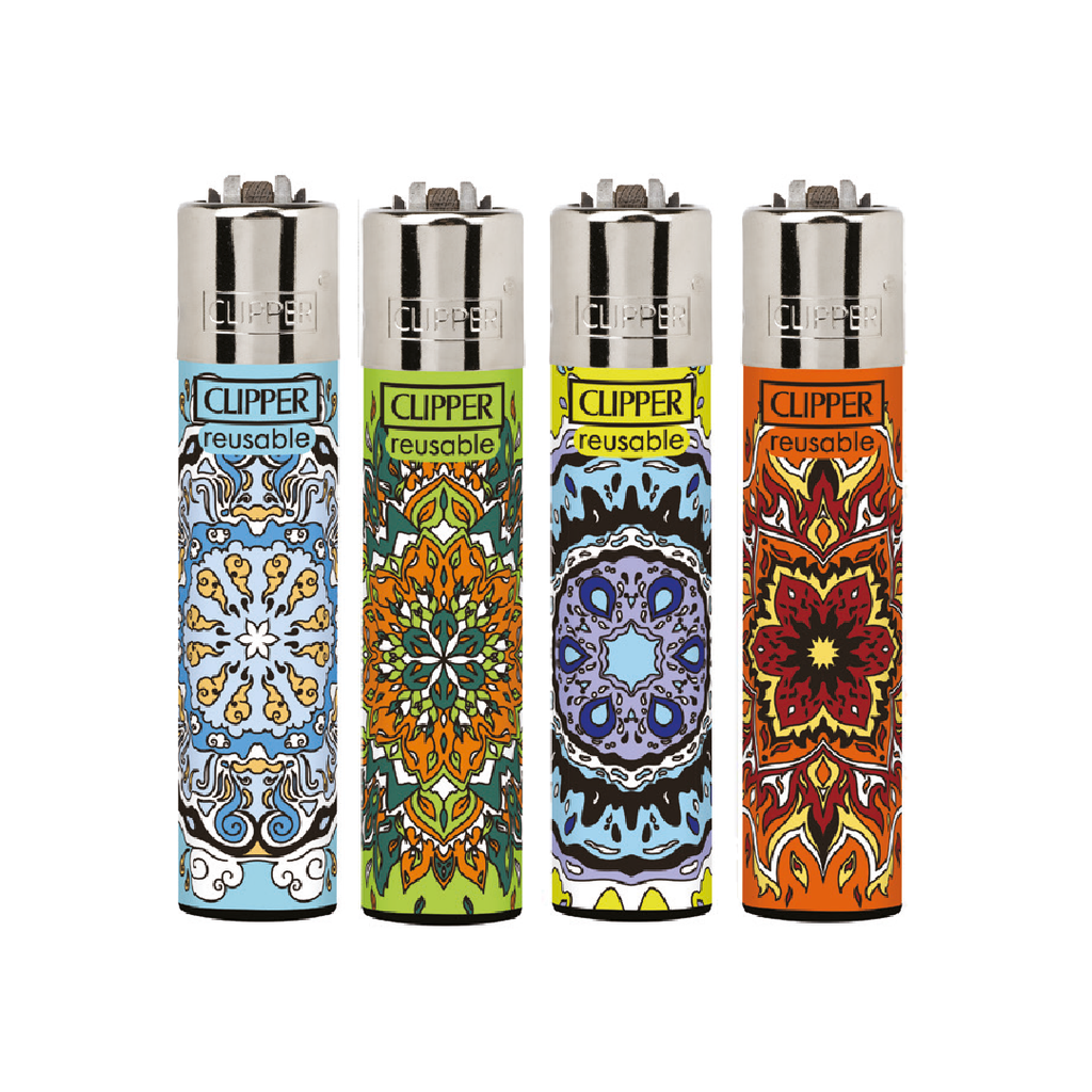 Encendedores CLIPPER - Colección Mandala - Display 48x