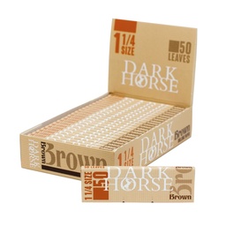 [DHBR1/4] Hojillas Dark Horse Brown 1.1/4 - Display 25x
