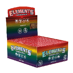 [ELERAIKS] Hojillas Elements Rainbow King Size con Filtros - Display 24x