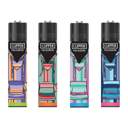 [CLCOL33] Encendedores CLIPPER - Colección Jerga Vision - Display 24x