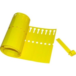 [ETA3] Etiqueta Amarilla Doblar 1,3 x 12 cm - Pack 100 Uds.